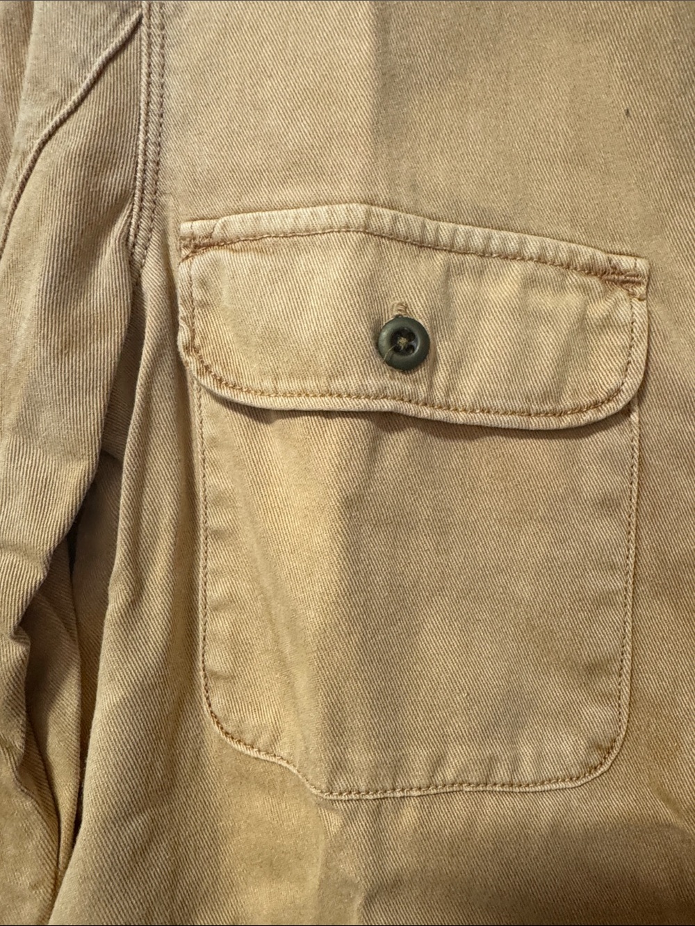 Madewell Mustard-Tan Utility Shirt Jacket - Picture 2 of 4